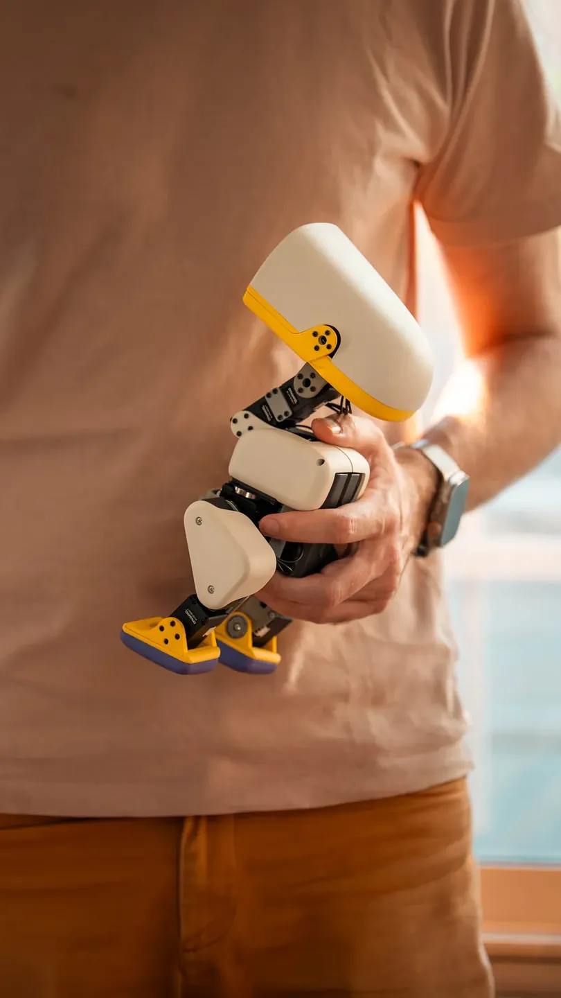 Microduck carried in one hand